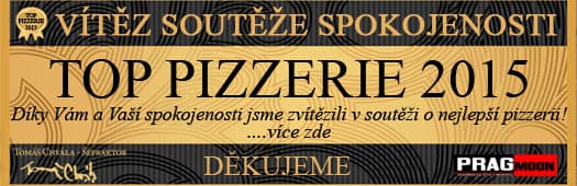 Diplom a ocenění Pizzerie roku